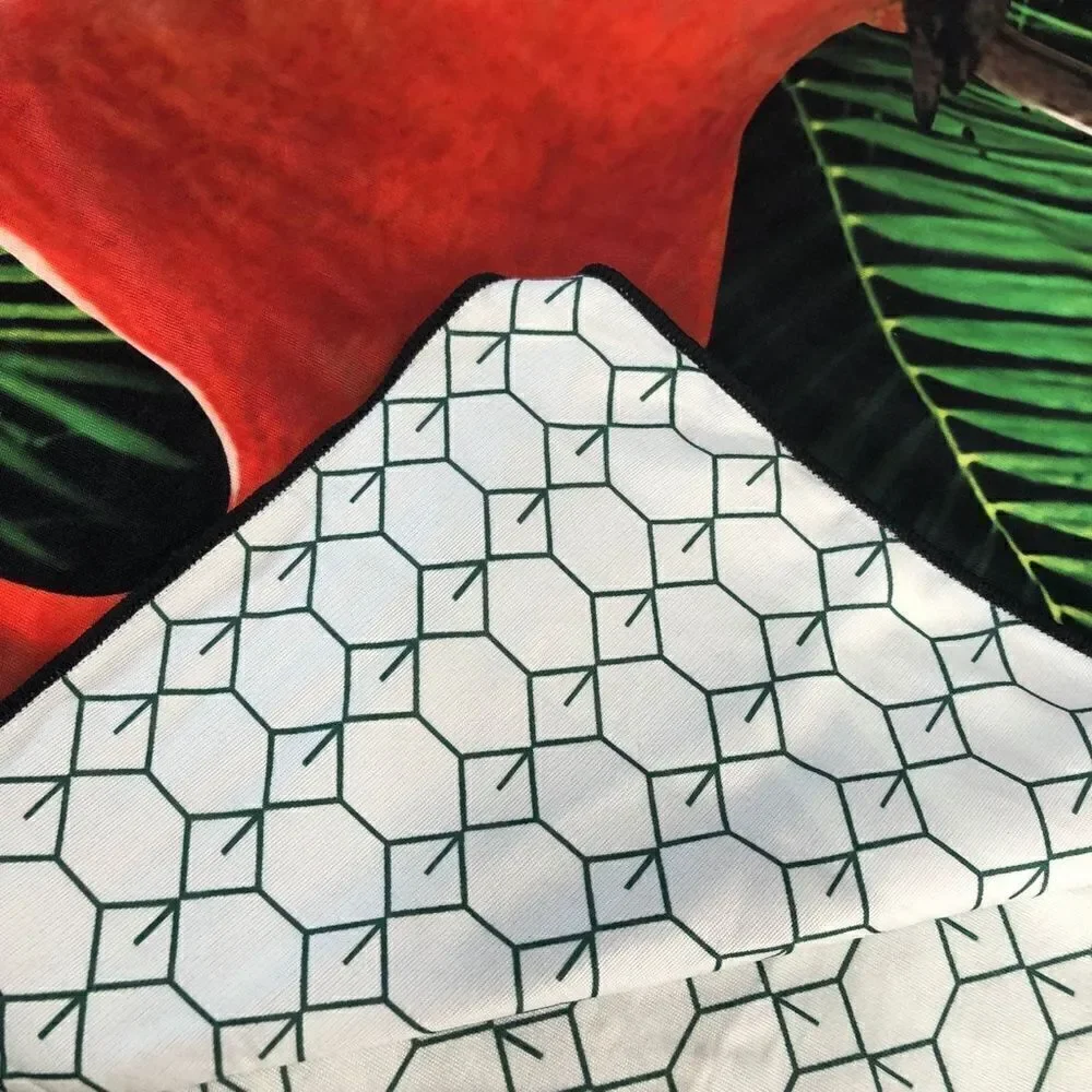 Whitley Willows Microfiber Flamingo Printed Beach Towel - NWT
